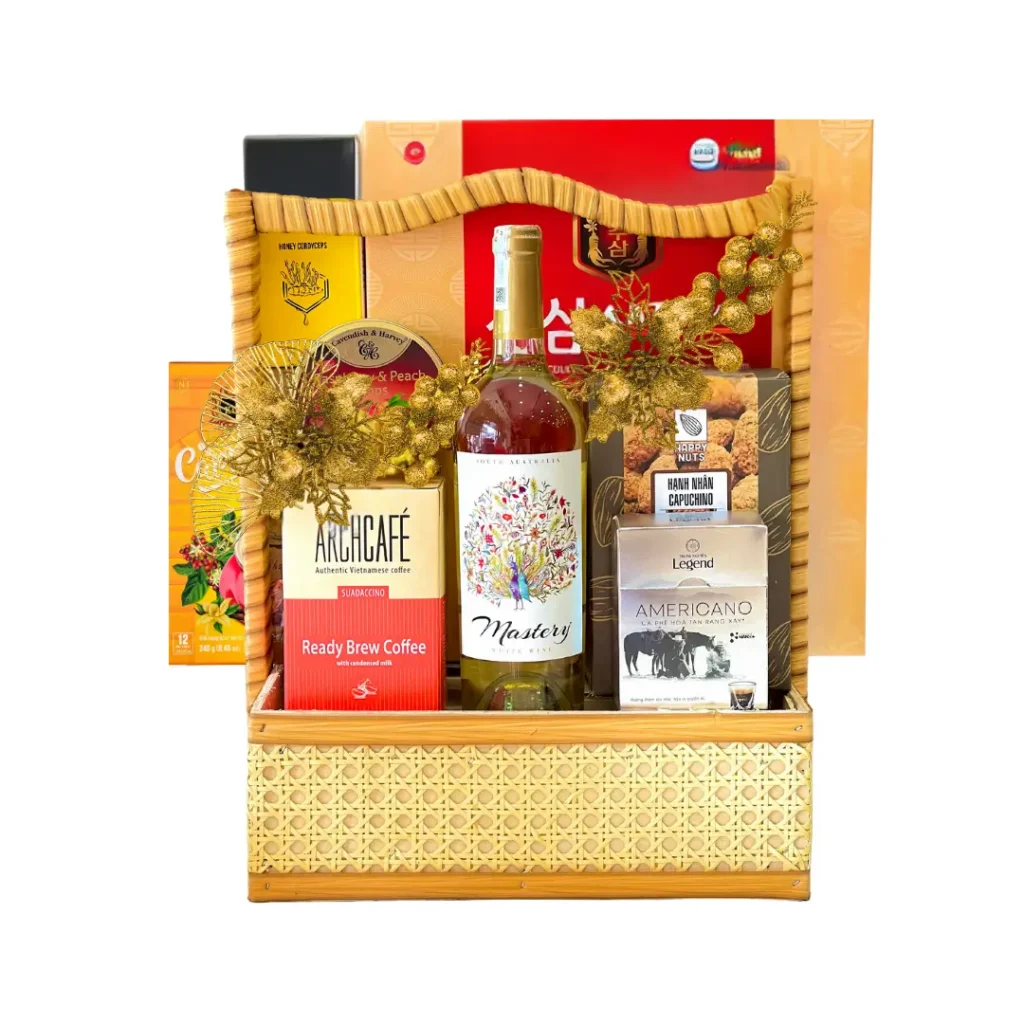 GIỎ QUÀ TẾT HẠNH PHÚC GHP02 1 Hanh Phuc GHP 02