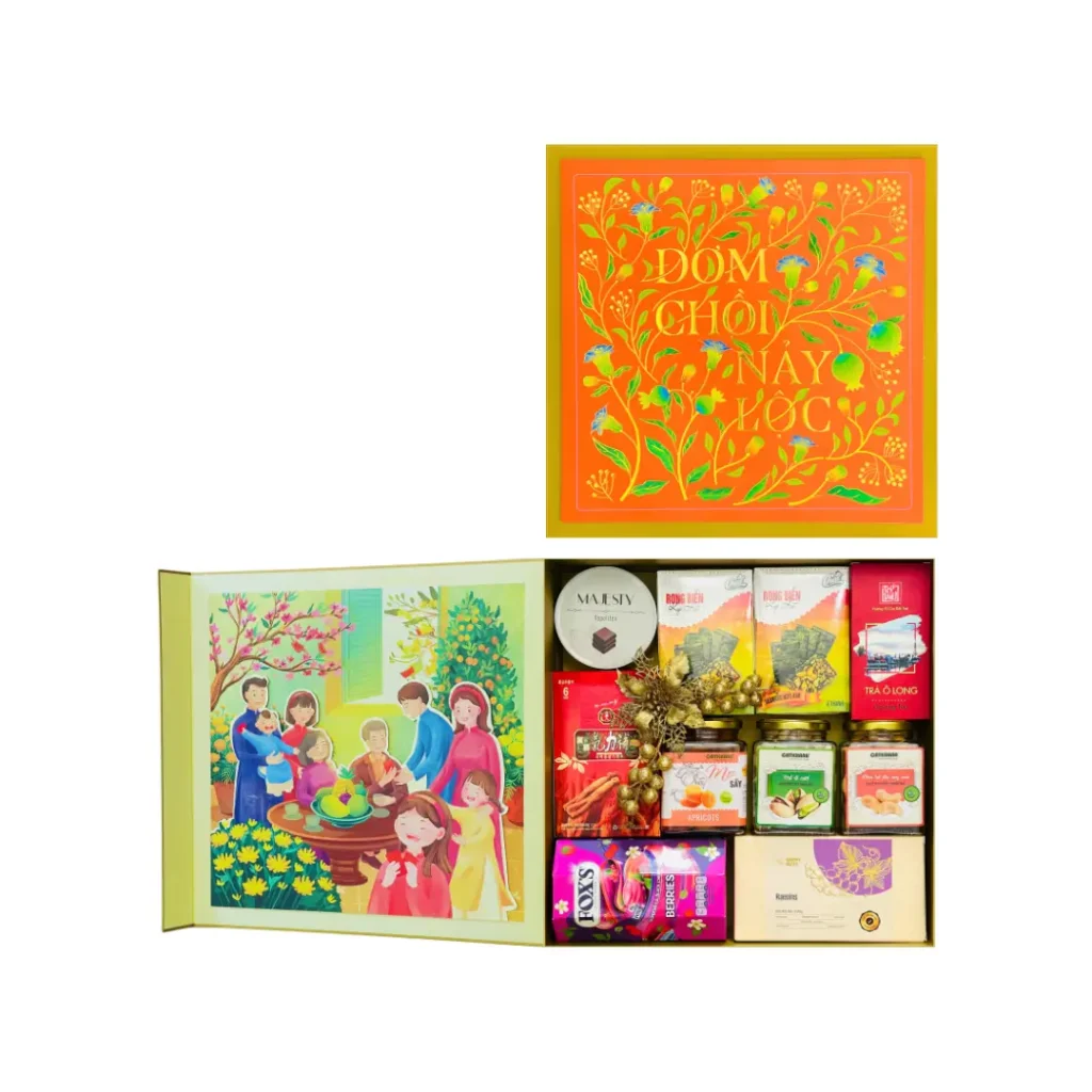 HỘP QUÀ TẾT NẢY LỘC NL03 1 Nay Loc NL 03