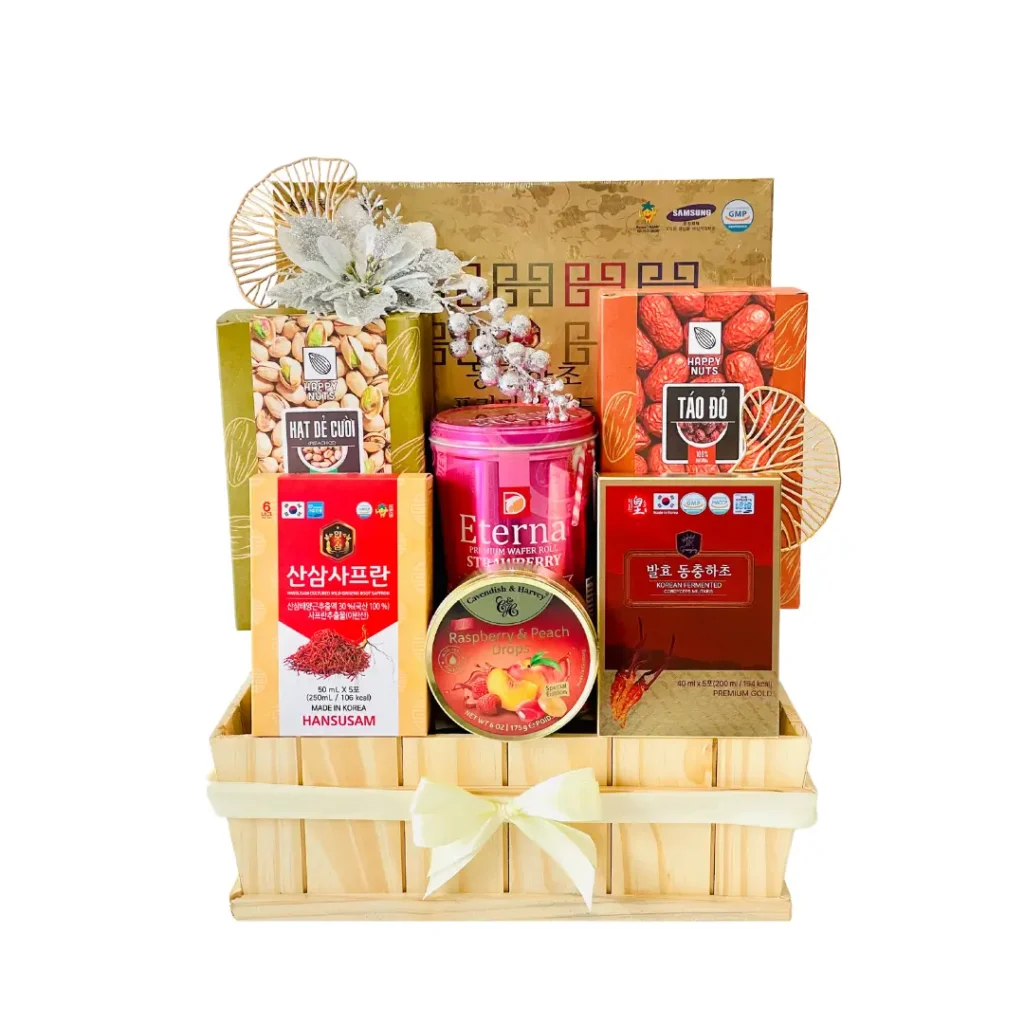 GIỎ QUÀ TẾT SUNG TÚC GST04 1 Sung Tuc GST 04