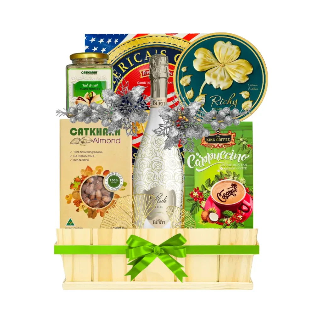 GIỎ QUÀ TẾT TÂN NIÊN LỘC CG17 1 Tan Nien Loc CG 17