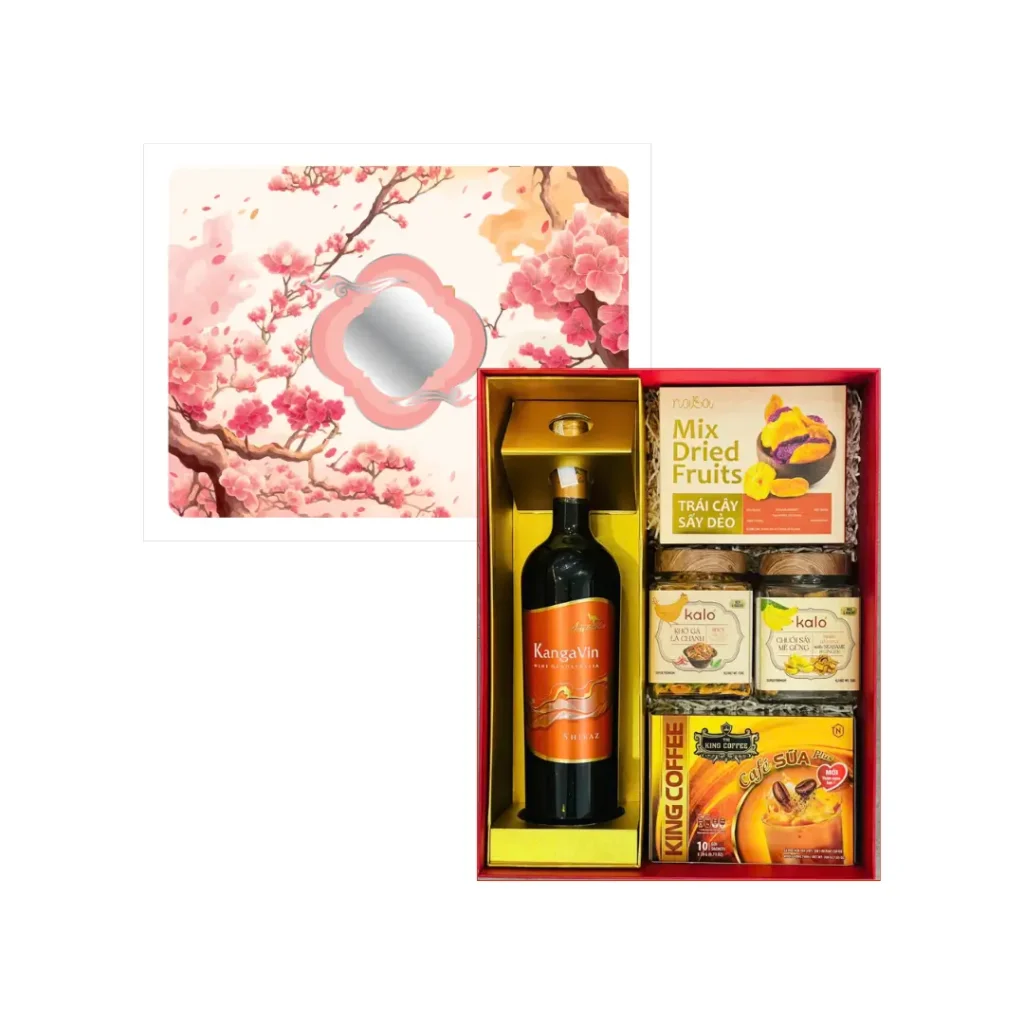 HỘP QUÀ TẾT XUÂN ĐẠI CÁT XĐC02 1 Xuan Dai Cat XDT 02