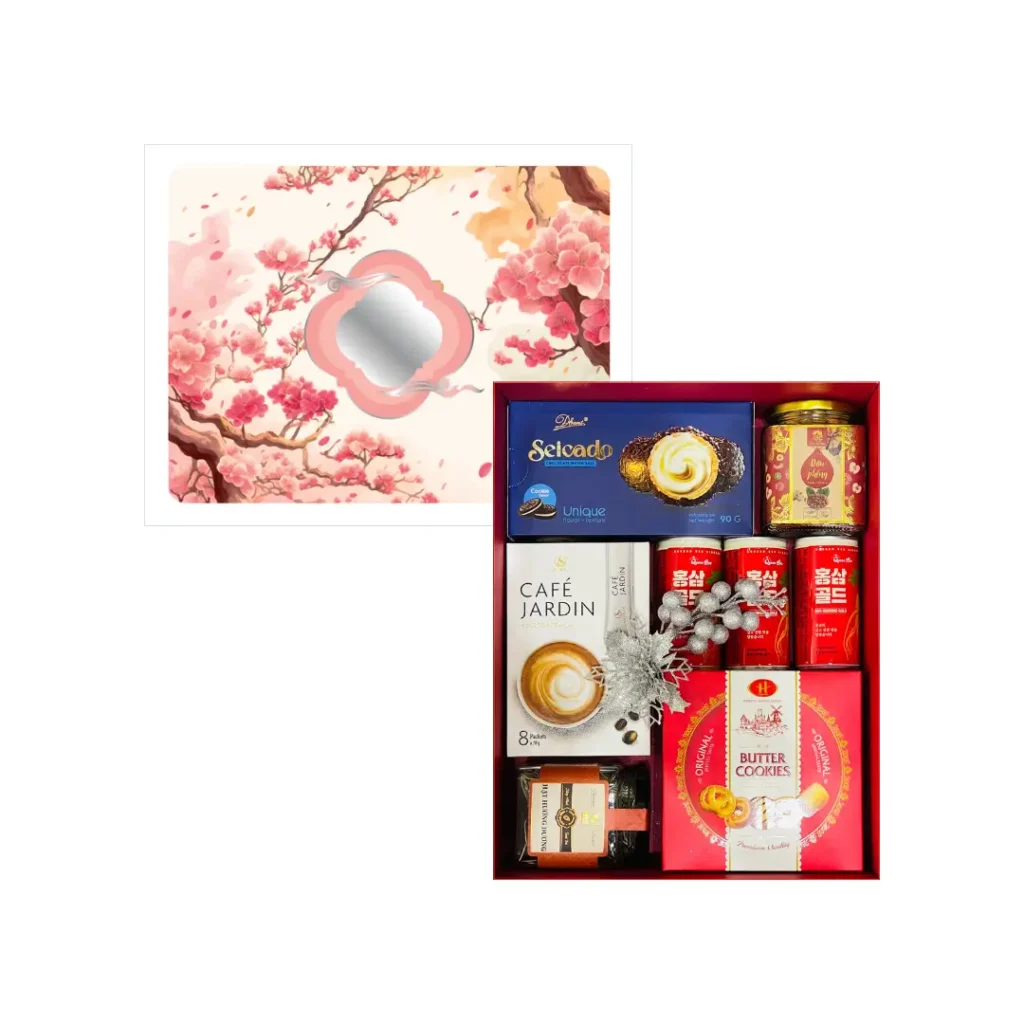 HỘP QUÀ TẾT XUÂN ĐẠI CÁT XĐC04 1 Xuan Dai Cat XDT 04