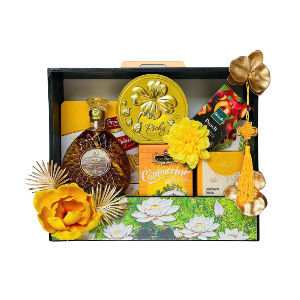 HỘP QUÀ TẾT XUÂN SỨC SỐNG QT05 1 HỘP QUÀ TẾT XUÂN SỨC SỐNG QT05