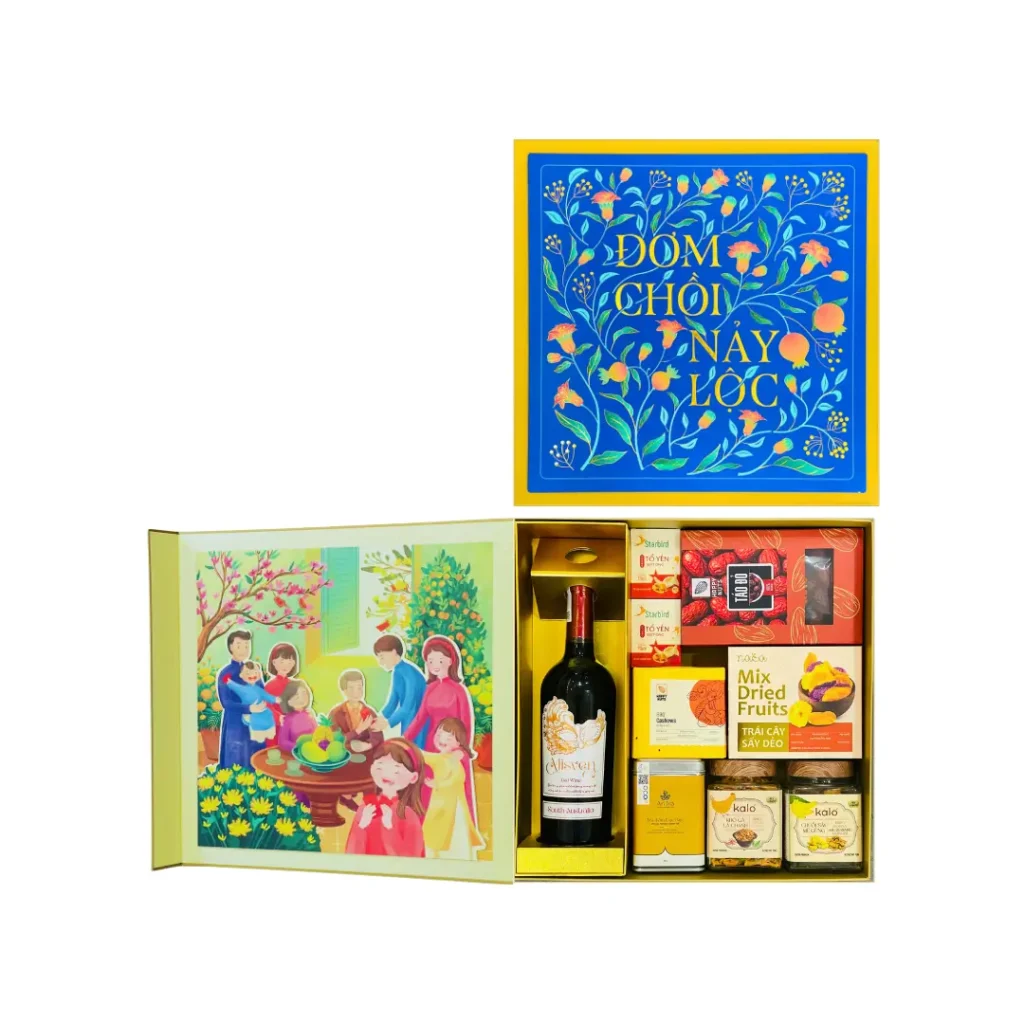 HỘP QUÀ TẾT XUÂN TÌNH THÂN XTT01 1 Xuan Tinh Than XTT 01